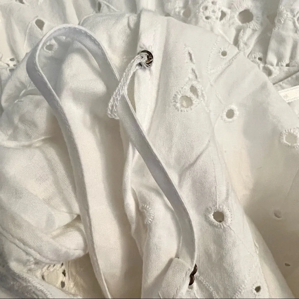 NWT Anthropologie Tallulah Eyelet Mini Dress - Picture 8 of 12